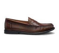 BOSS Mocassins en cuir avec finition Penny - Style Tevan_Mocc_bope, 50568747 Marron foncé 42