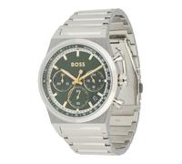 BOSS Montre à affichage analogique 'CANDOR CHRONO' or / vert foncé / argent, Taille One Size