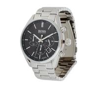 BOSS Montre à affichage analogique 'Champion' noir / argent, Taille One Size