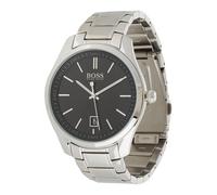 BOSS Montre à affichage analogique noir / argent, Taille One Size