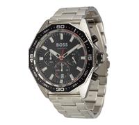 BOSS Montre à affichage analogique noir / argent, Taille One Size