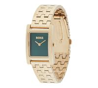 BOSS Montre à affichage analogique or / émeraude, Taille One Size