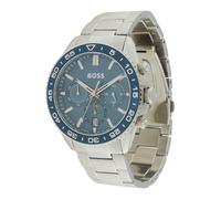 Montre Homme HUGO BOSS RUNNER 1514143 Chrono Acier Inoxydable Bleu