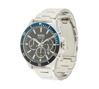 BOSS Montre à affichage analogique 'TROPER' bleu / noir / argent, Taille One Size