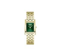 BOSS Montre À Mouvement Quartz Deux Aiguilles pour Femme Collection Lucy avec Bracelet en Acier Inoxydable ou Cuir, et Boîtier Rectangulaire