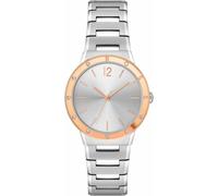 BOSS Montre analogique à quartz pour femme avec bracelet en acier inoxydable argenté - 1502646