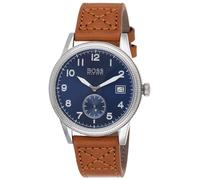 BOSS Montre Analogique à Quartz pour Homme avec Bracelet en Cuir Beige - 1513668