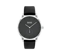 BOSS Montre Analogique à Quartz pour Homme avec Bracelet en Cuir Noir - 1513500