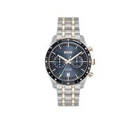 BOSS Montre Analogique Multifunction à Quartz pour Homme Collection TOURMASTER avec Bracelet en Acier Inoxydable de Couleur Or Rose Clair - 1514288