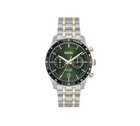 BOSS Montre Analogique Multifunction à Quartz pour Homme Collection TOURMASTER avec Bracelet en Acier Inoxydable de Couleur Dorée - 1514287