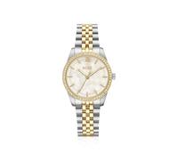 BOSS Montre bicolore élégante à lunette sertie de cristaux - Style GRACEFUL, 58858262 Couleur argentée pcs.
