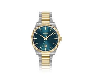 BOSS Montre Cheswick à deux tons à lunette cannelée - Style CHESWICK, 58733268 Couleur argentée pcs.