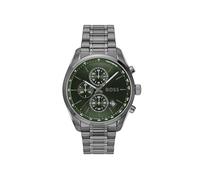 BOSS Montre Chronographe à Quartz avec Calendrier pour Homme Collection Grand Prix 44 avec Bracelet en Acier Inoxydable Gris - 1514228