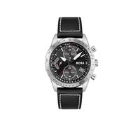 BOSS Montre Chronographe à Quartz pour Homme avec Bracelet en Cuir Noir - 1513853