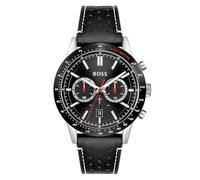 BOSS Montre Chronographe à Quartz pour Homme avec Bracelet en Cuir Noir - 1513920