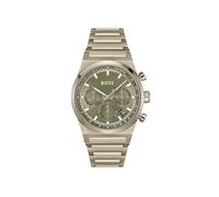 BOSS Montre Chronographe à Quartz pour Homme Collection Candor Chrono avec Bracelet en Acier Inoxydable Or Beige - 1514222