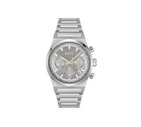 BOSS Montre Chronographe à Quartz pour Homme Collection Candor Chrono avec Bracelet en Acier Inoxydable Argenté - 1514221