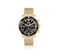 BOSS Montre chronographe dorée Sealiner à cadran noir - Style SEALINER, 58733302 Couleur dorée pcs.
