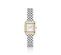 BOSS Montre en acier inoxydable avec bracelet à maillons et cadran blanc argenté - Style MAE PETITE, 58565038 Couleur argentée pcs.