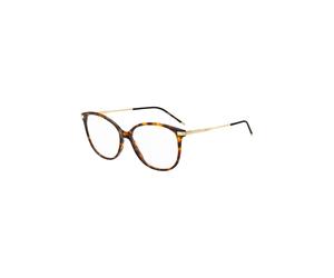 BOSS Monture optique en acétate Havana avec branches dorées - Style BOSS 18630865415, 58609850 Marron pcs.