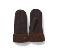 BOSS Moufles en daim avec doublure en fourrure synthétique - Style Yosie-SU-TE, 50570740 Marron foncé S