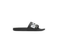 Hugo Boss Mules Aryeh 10251721 confectionnées en Italie grand logo Noir EU 46 Homme