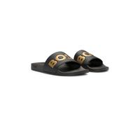 BOSS Mules confectionnées en Italie avec grand logo - Style Aryeh_Slid_npvlg, 50536835 Noir 44