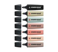 STABILO Surligneur BOSS ORIGINAL NatureCOLORS – Étui carton x8, couleurs nature