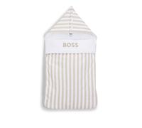 BOSS Nid d'ange en coton à rayures à logo brodé - Style J53099/249UNQ, J53099 Beige ONESI