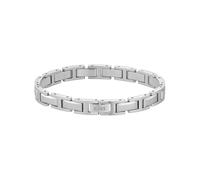 Hugo Boss Bracelet Nolan 1580792 en acier inoxydable argenté avec fermoir à logo Homme