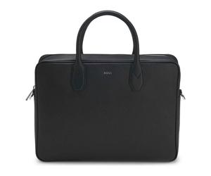 Boss Northon Attaché-case Cuir véritable 38 cm noir