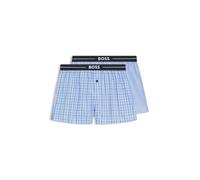 BOSS Nos Boxer Ew 2p Caleçon Boxeur, Open Blue471, L (Lot de 2) Homme