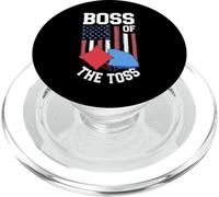 Boss of The Toss Sac de Pouf Humoristique pour Homme PopSockets PopGrip pour MagSafe