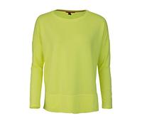BOSS Orange - Tersweat - Sweat-shirt - Manches Longues - Femme - Jaune (Bright Yellow 730) - Medium