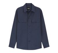 BOSS Surchemise Relaxed en AirWool lavable - Style P-Carper-OS-WG-262, 50561628 Bleu foncé 50