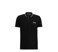 BOSS Paddy Pro Stretch Pique Polo Shirt Black Cloud
