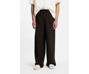 BOSS Pantalon à cordon de serrage en laine vierge BOSS BY BECKHAM - Style Trousers-DS-262_DB, 50563827 Marron 46
