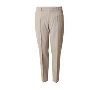 BOSS Pantalon à pince 'C-Perin-251' mastic / blanc, Taille 54