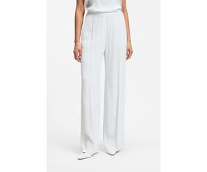 BOSS Pantalon coupe décontractée en crêpe fluide - Style Tiana10, 50557442 bleu clair 38