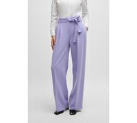 BOSS Pantalon coupe décontractée en crêpe japonais - Style Tapiana, 50479405 Violet clair 46