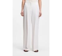 BOSS Pantalon coupe décontractée en lin mélangé - Style Tiana11, 50557443 Blanc 38