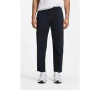 BOSS Pantalon coupe fuselée avec finition déperlante - Style TR_Join Convert Pleat, 50551955 Bleu foncé 50