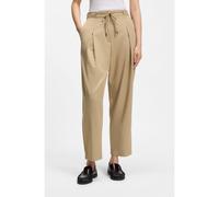 BOSS Pantalon coupe fuselée avec plis sur le devant - Style C_Tophelia, 50556368 Beige 38