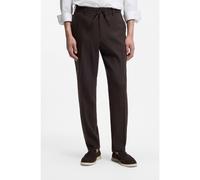 BOSS Pantalon coupe fuselée en lin mélangé - Style P-Perin-RDS-WG-262, 50561973 Marron foncé 50
