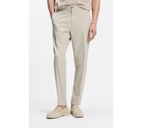 BOSS Pantalon coupe fuselée en seersucker de coton stretch - Style C-Perin-262, 50561904 Beige clair 54