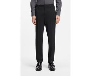 BOSS Pantalon coupe fuselée en seersucker stretch - Style P-Perin-J-EL-WG-252, 50540687 Noir 56