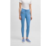 BOSS Pantalon d’équitation extensible agrippant au niveau des genoux - Style HANNAH KNEE HIGH BREECHES, B5W1304 Bleu XS