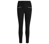 BOSS Pantalon d’équitation Slim taille haute agrippant au niveau des genoux - Style HANNAH WINTER HIGH KNEEGRIP, B6W1304 Noir L