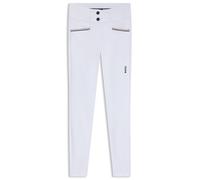 BOSS Pantalon d’équitation taille haute agrippant au niveau des genoux - Style HANNAH KNEE HIGH BREECHES, B4W1304 Blanc M