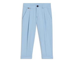 BOSS Pantalon de costume en tissu stretch pour enfant - Style J51981/88706A, J51981 Bleu 102